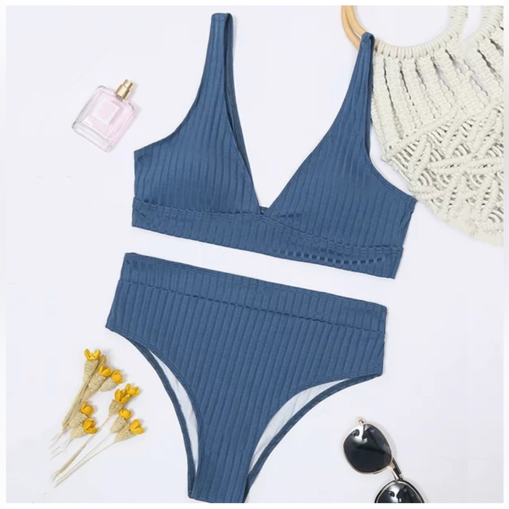 Blue Bikini Set from Shein